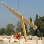 construction d'un grand manège équestre à Saint Rémy de Provence