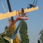 construction d'un grand manège équestre à Saint Rémy de Provence