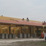 construction d'un grand manège équestre à Saint Rémy de Provence