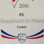 RESULTATS DU CHAMPIONNAT DE FRANCE DES AS JUILLET 2016 BARBASTE